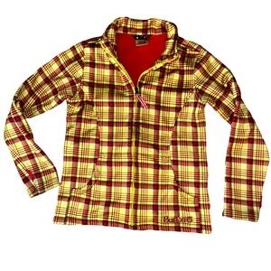 Burton Dryride Fleece Lined Jacket Plaid 10/12
